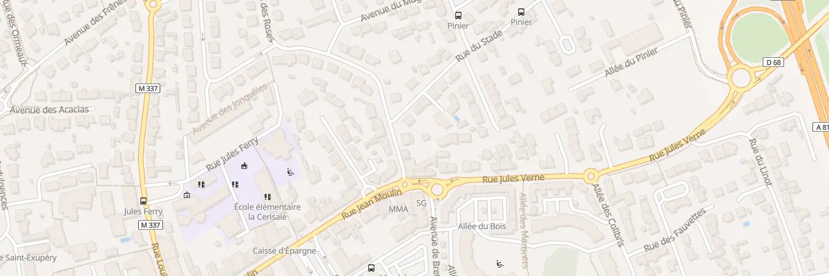 Plan du 6 Rue du Stade à Sainte-Luce-sur-Loire