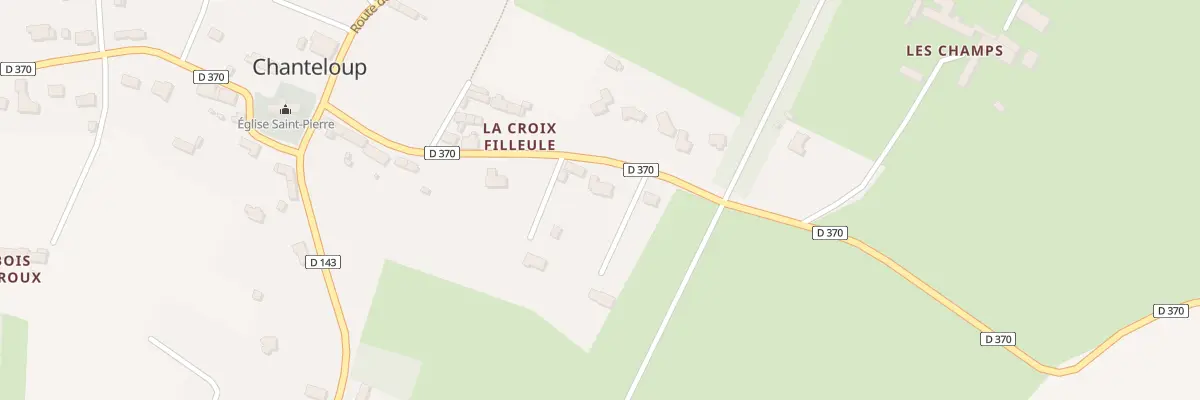 Plan du 5044A La Croix Filleule à Bréhal