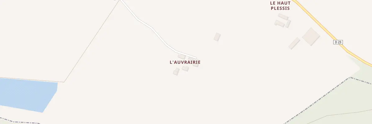 Plan du 5128 L’Auvrairie à Gahard