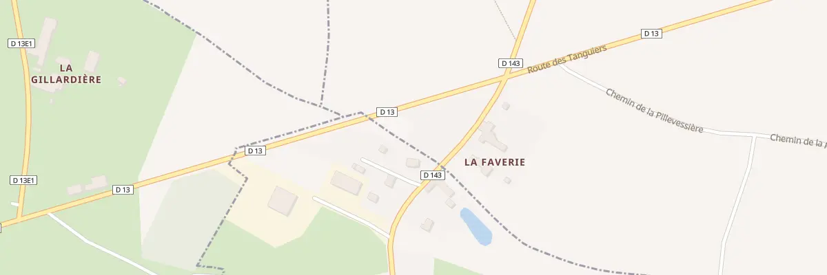 Plan du 6426 La Faverie à Cérences