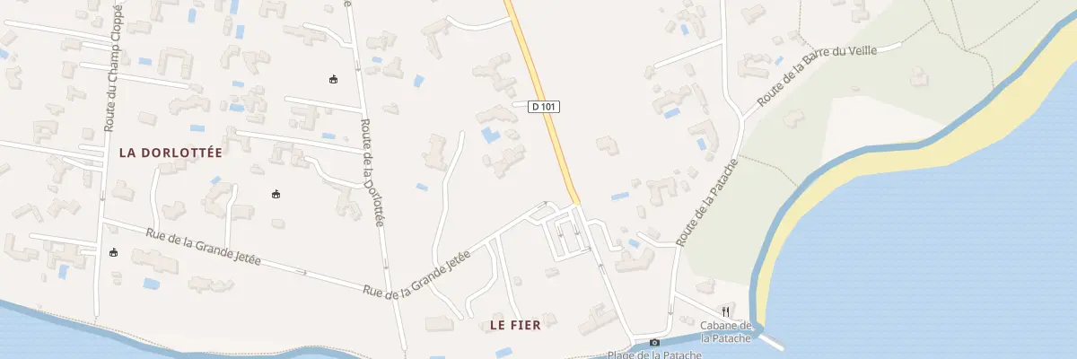 Plan du 2 Rte de la Grande Jetée aux Portes-en-Ré