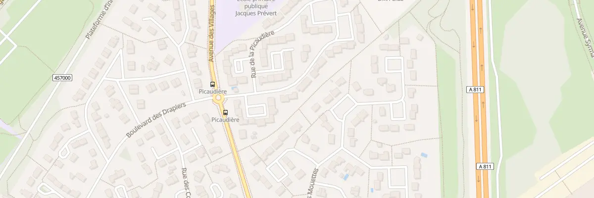 Plan du 2 Rue de la Picaudière à Carquefou