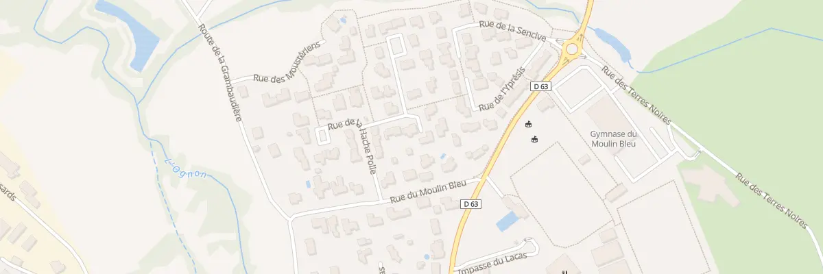 Plan du 10 Rue de la Hache Polie à Montbert