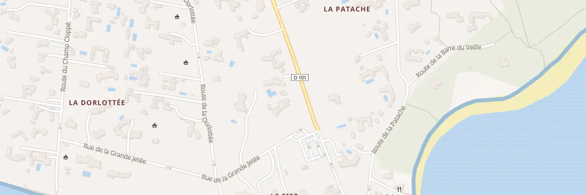 Plan du 100 Rte du Fier aux Portes-en-Ré