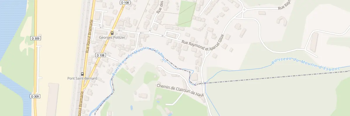 Plan du 18 Rue Raymond et Marcel Glize à Boucau