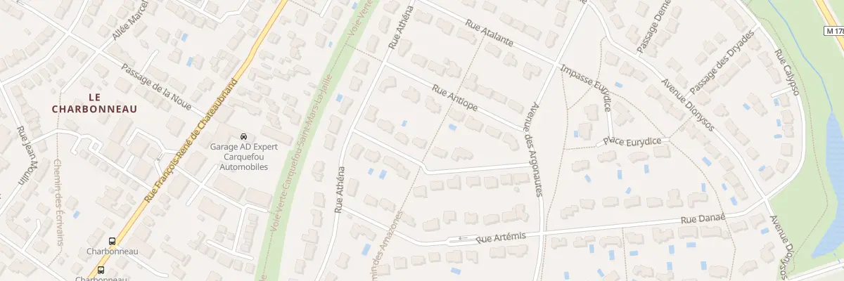 Plan du 7 Pas Ariane à Carquefou