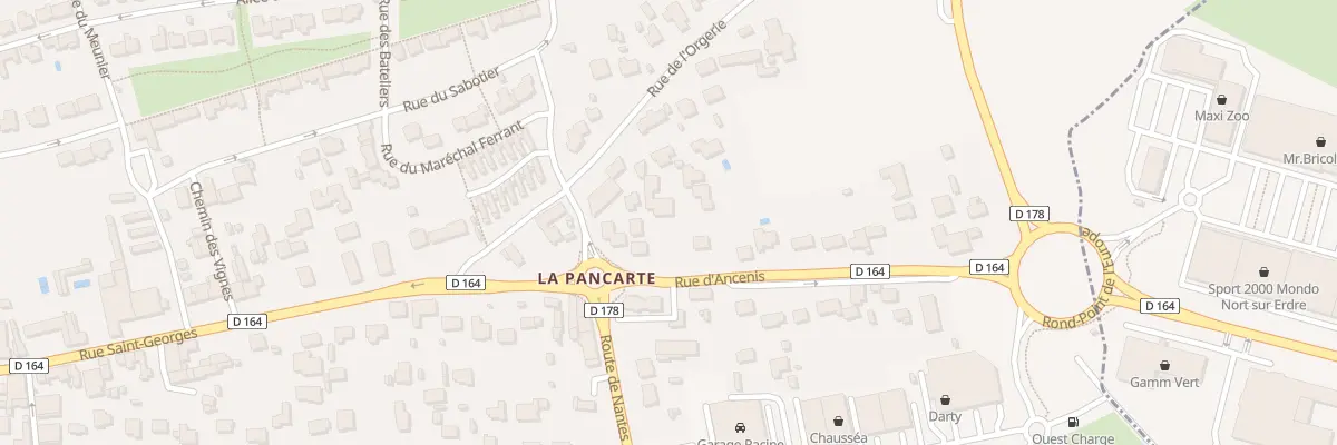 Plan du 1 Rue d’ancenis à Nort-sur-Erdre