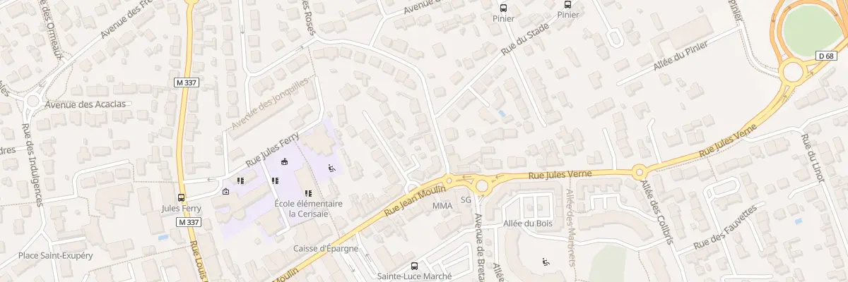 Plan du 5 Rue du Stade à Sainte-Luce-sur-Loire
