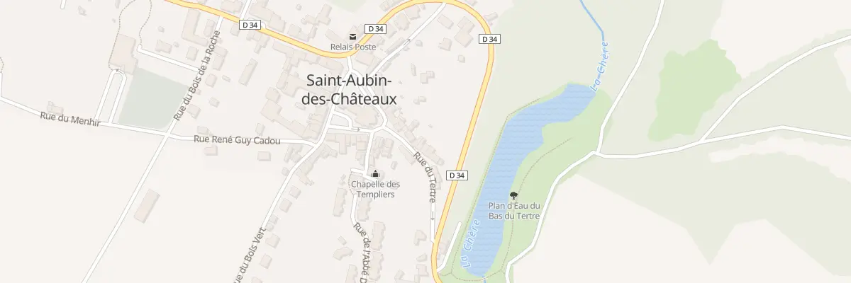 Plan du 13 Rue du Tertre à Saint-Aubin-des-Châteaux