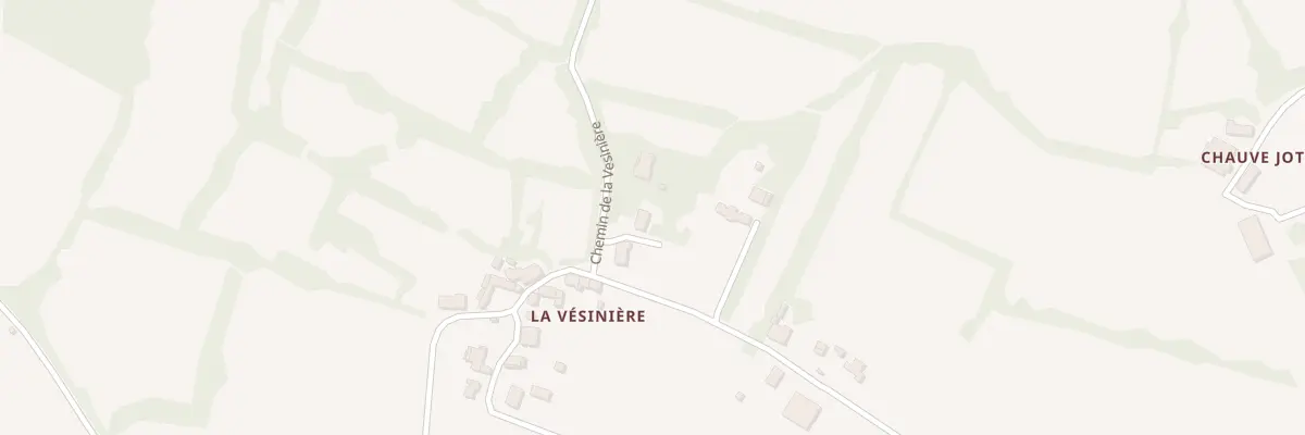 Plan du 208 Che de la Vesinière à Avrillé