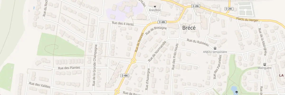 Plan du 15 Rue de Rennes à Brécé