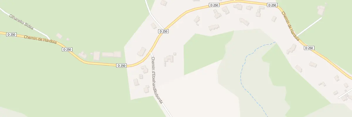 Plan du 5 Che Etxehandikoborda à Ustaritz