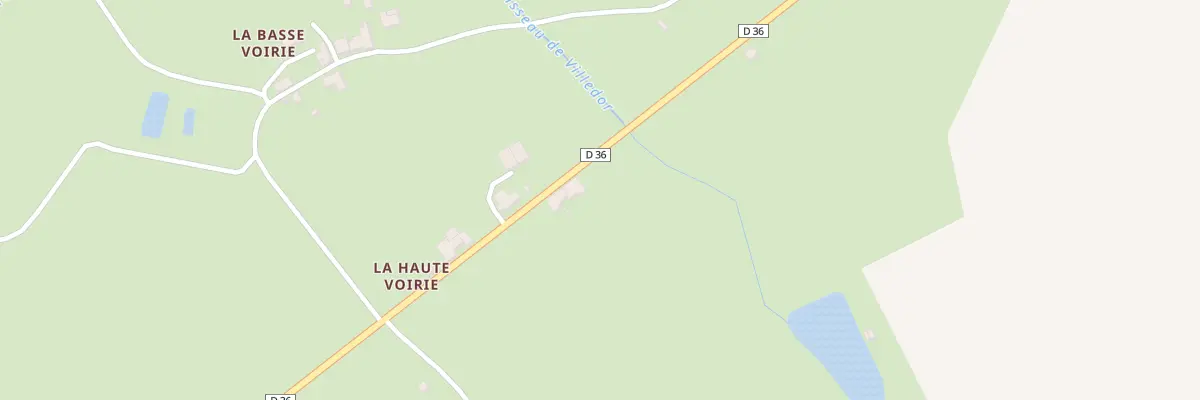 Plan du 5358 La Voirie à Aubigny-Les Clouzeaux