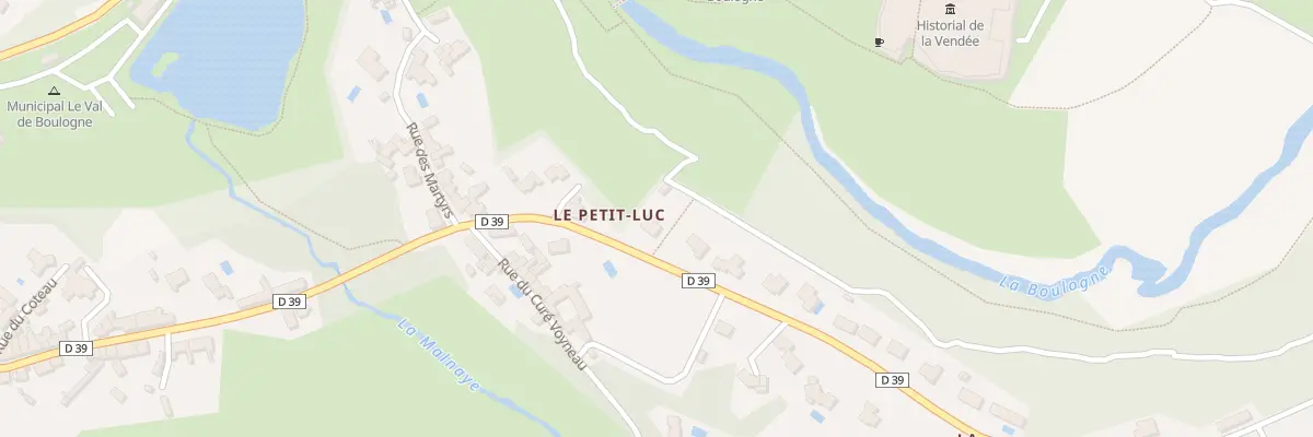 Plan du 119 Rue de la croix moinet aux Lucs-sur-Boulogne