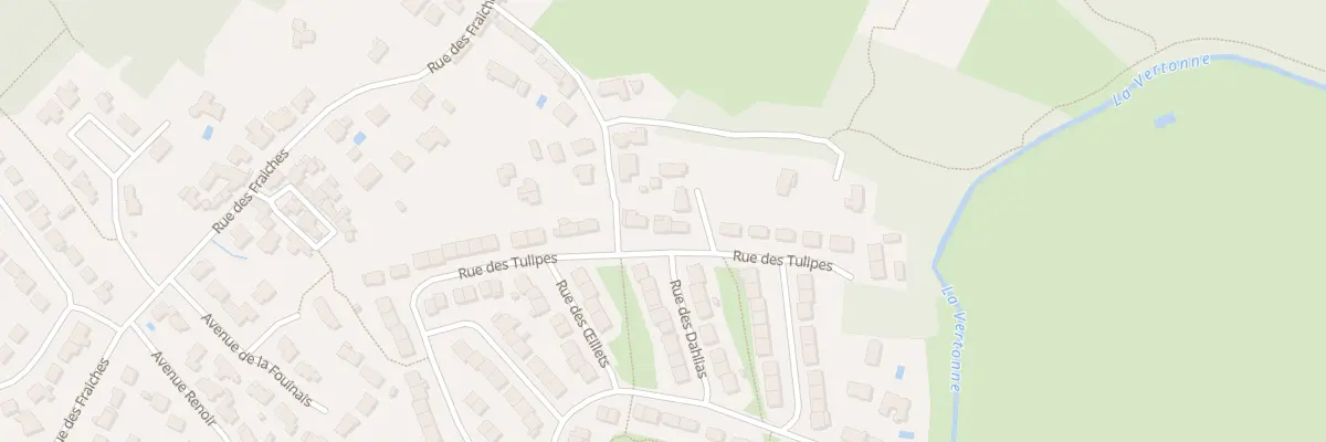 Plan du 61 Rue des Tulipes à Vertou