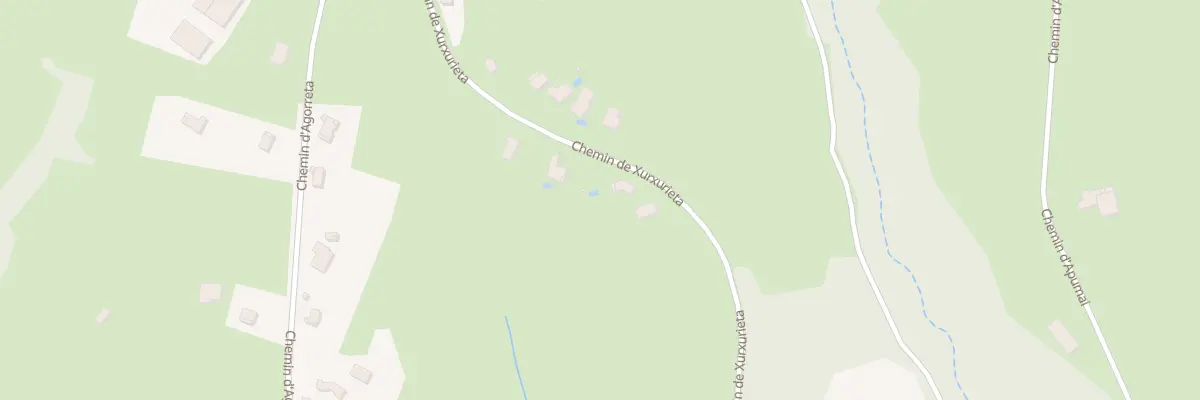 Plan du 1091 Che de Xurxurieta à Souraïde