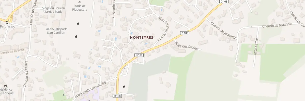 Plan du 4 Rue du Onze Novembre à Boucau