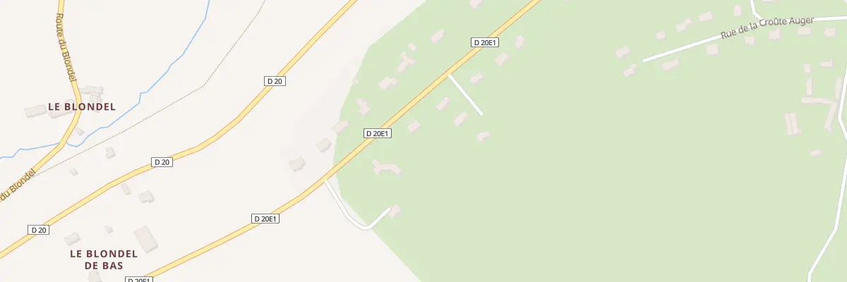 Plan du 21 La Vieille Route à Bricqueville-la-Blouette