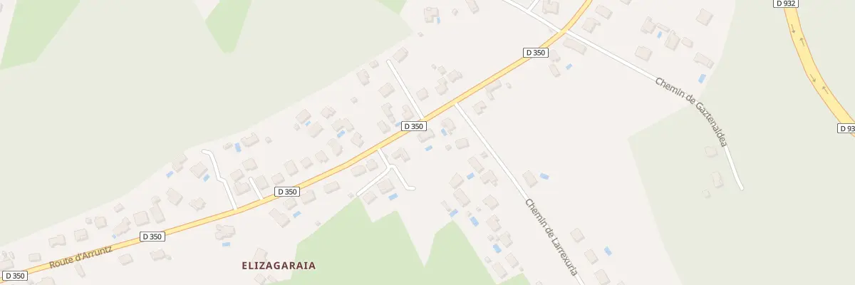 Plan du 491 Rte d’ Arruntz à Ustaritz