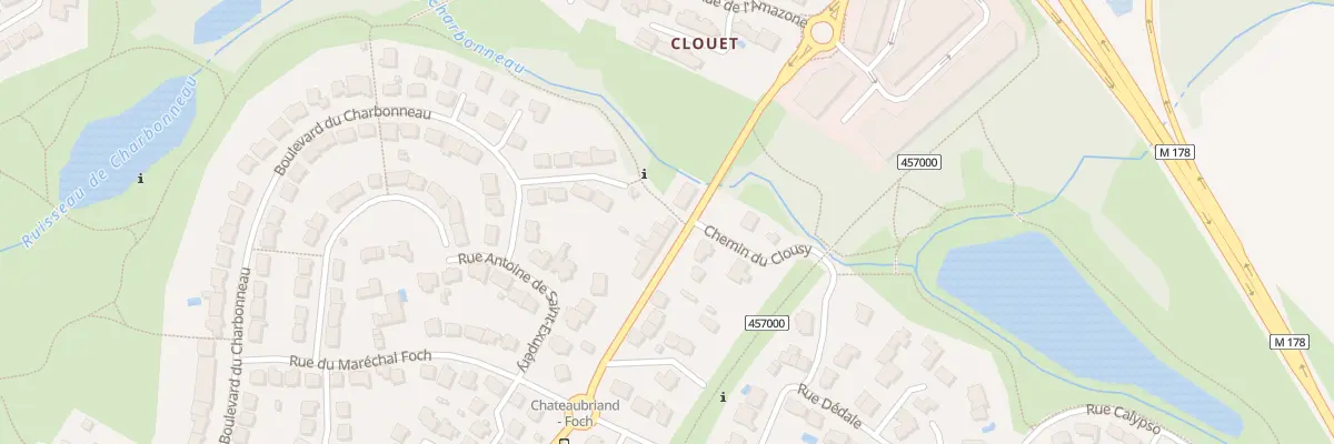 Plan du 161 Rue F R de Chateaubriand à Carquefou