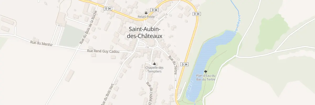 Plan du 8 Rue du Tertre à Saint-Aubin-des-Châteaux