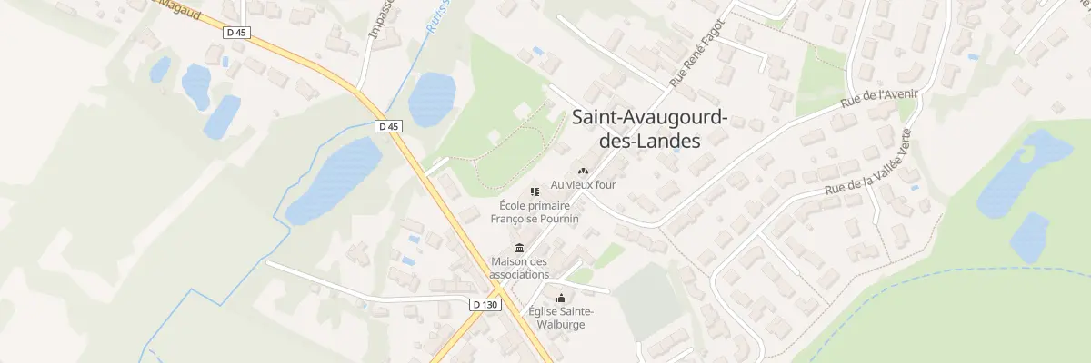 Plan du 9 Rue René FAGOT à Saint-Avaugourd-des-Landes