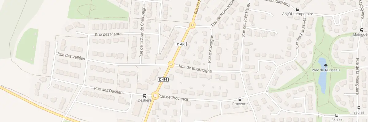 Plan du 1 Rue de Bourgogne à Brécé