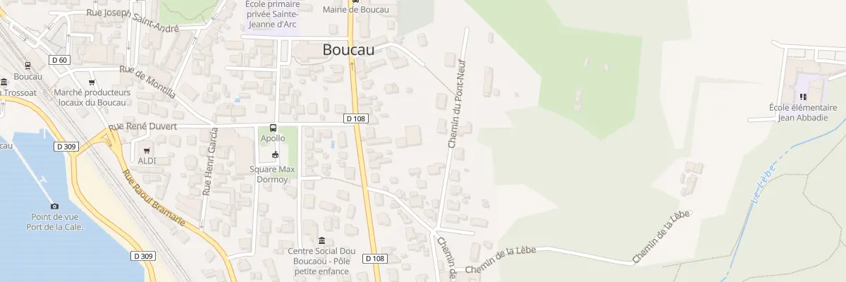 Plan du 5 Rue Georges Politzer à Boucau