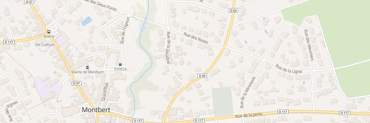 Plan du 2B Rue de la Gaudine à Montbert