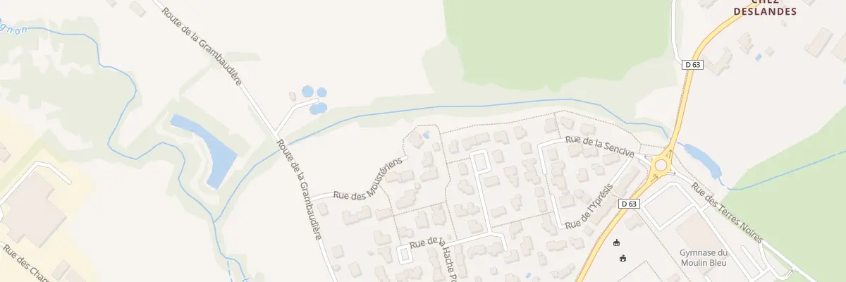 Plan du 10 Rue des Moustériens à Montbert