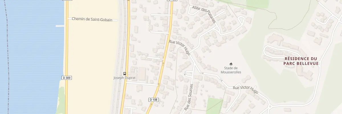 Plan du 45 Rue Georges Politzer à Boucau