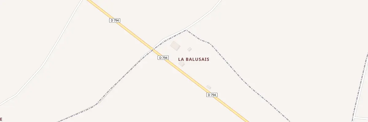 Plan du 5079 La Balusais à Gahard