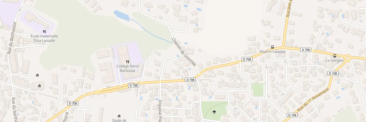 Plan du 1 Che de Lissonde à Boucau
