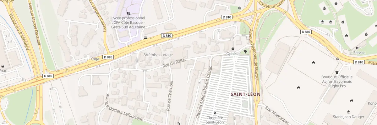 Plan du 9 Rue de Baltet à Bayonne