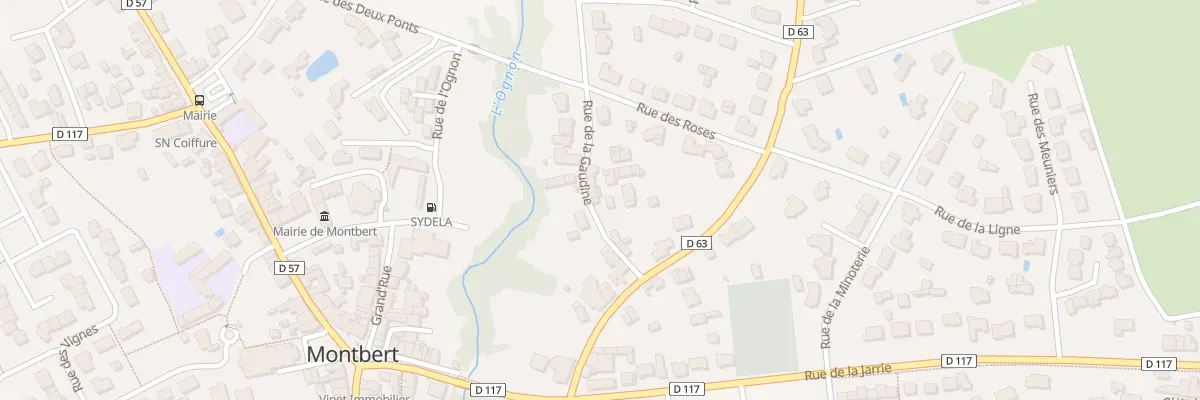 Plan du 4 Rue de la Gaudine à Montbert