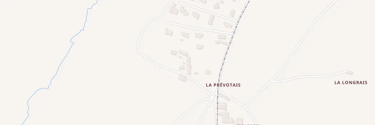 Plan du 5106 La Prevotais à Gahard