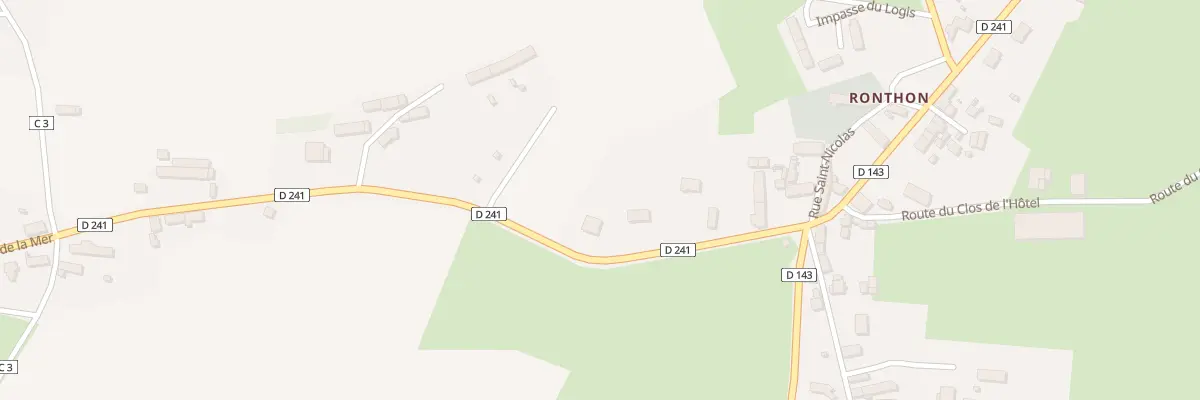 Plan du 29 Rte de la Mer - Ronthon à Dragey-Ronthon