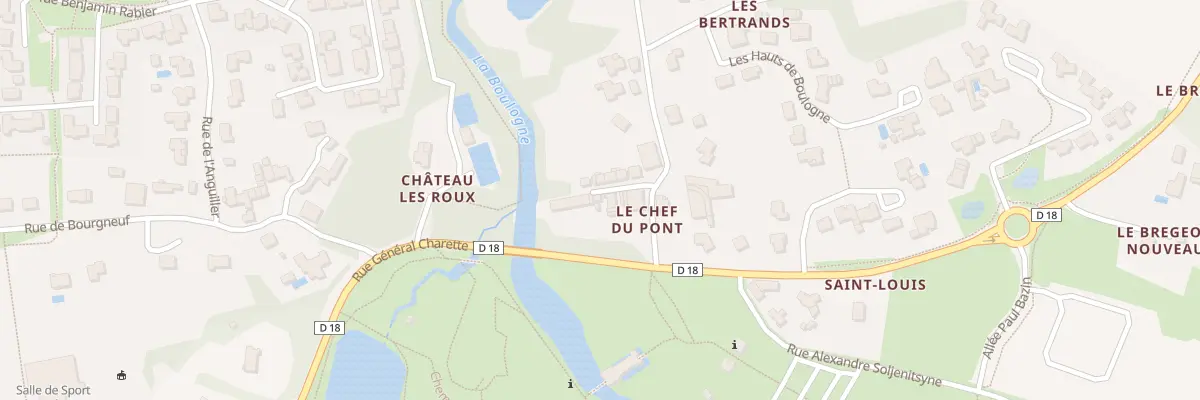 Plan du 7 Le Chef du Pont aux Lucs-sur-Boulogne