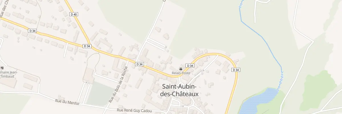 Plan du 2 Rue de la Gaudinais à Saint-Aubin-des-Châteaux