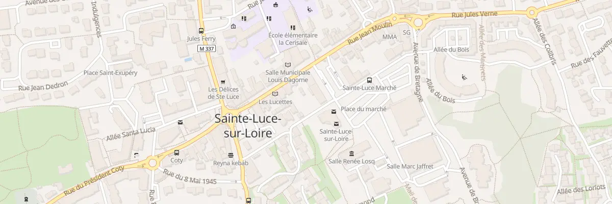 Plan du 12 Rue Jean Moulin à Sainte-Luce-sur-Loire