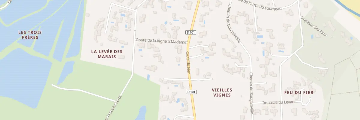 Plan du 76B Rte du Fier aux Portes-en-Ré