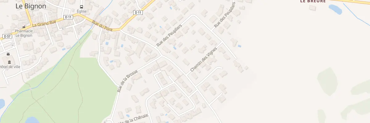Plan du 11 Rue du Cormier au Bignon