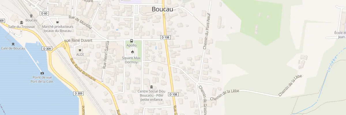 Plan du 9 Rue Georges Politzer à Boucau