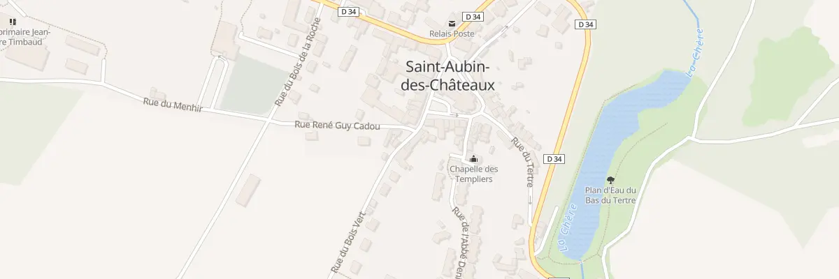 Plan du 1 Rue du Bois Vert à Saint-Aubin-des-Châteaux