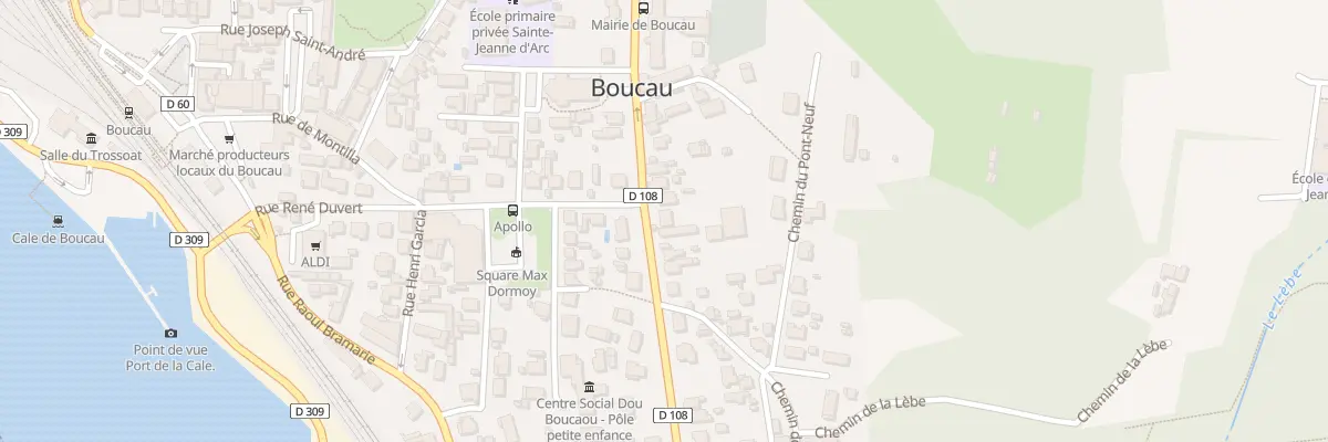 Plan du 3 Rue Georges Politzer à Boucau