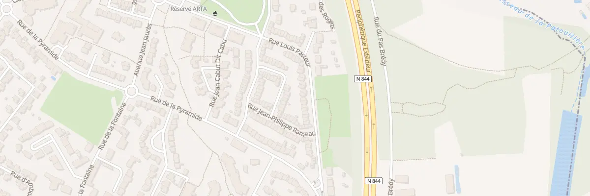 Plan du 28 Rue Jean-Baptiste Lulli à Saint-Sébastien-sur-Loire