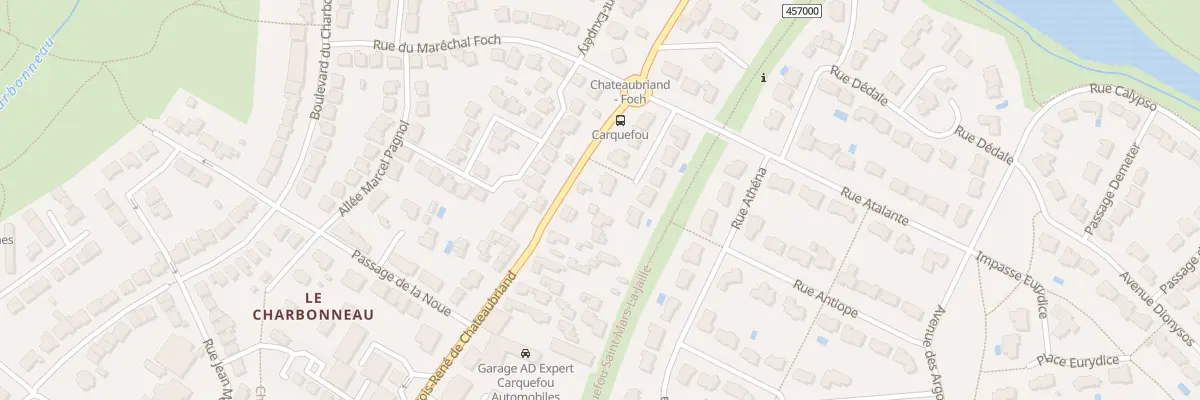 Plan du 112 Rue F R de Chateaubriand à Carquefou