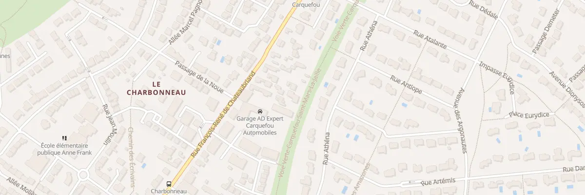 Plan du 96B Rue F R de Chateaubriand à Carquefou