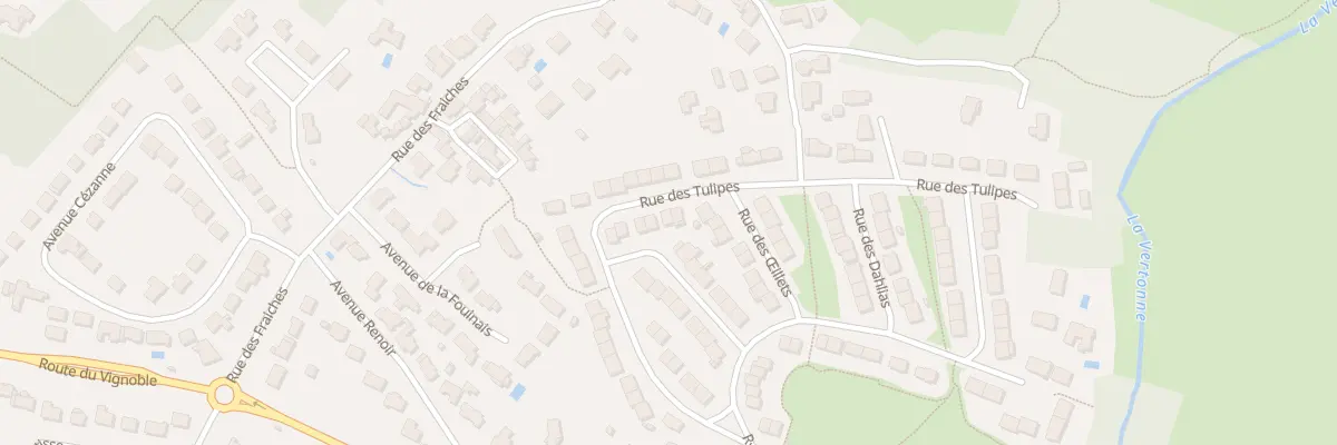 Plan du 26 Rue des Tulipes à Vertou