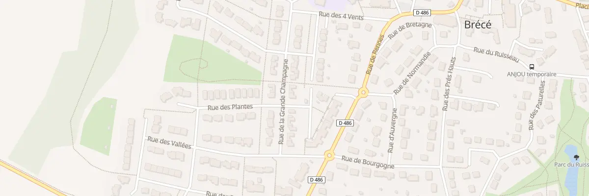 Plan du 19 Rue de la Grande Champagne à Brécé